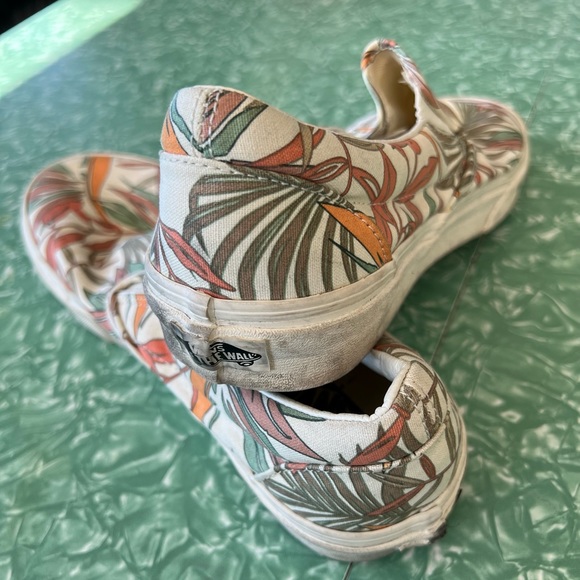 Vans Slip-on tropical Print Women’s size 10 - Picture 2 of 3
